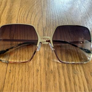 Stylish Isabel Marant Glam Gold Sunglasses